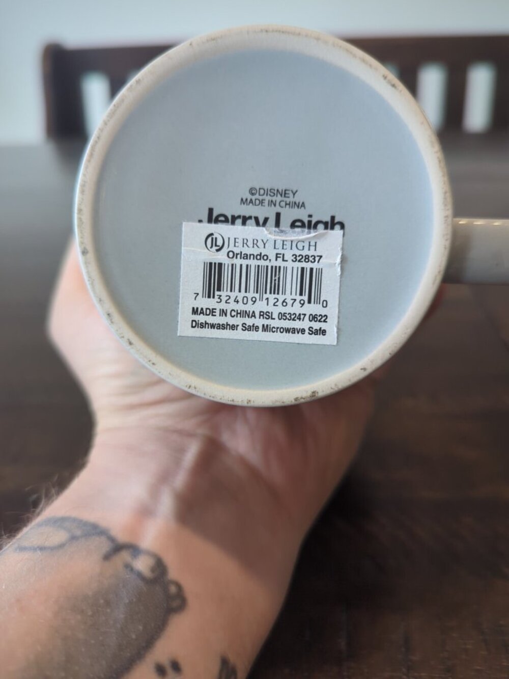 Official Disney Jerry Leigh Sketch Art Mug Orlando Florida 32837 Mickey Mouse - Picture 5 of 5